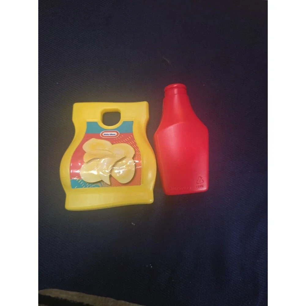 Little Tikes pretend play food replacement ketchup and Chips